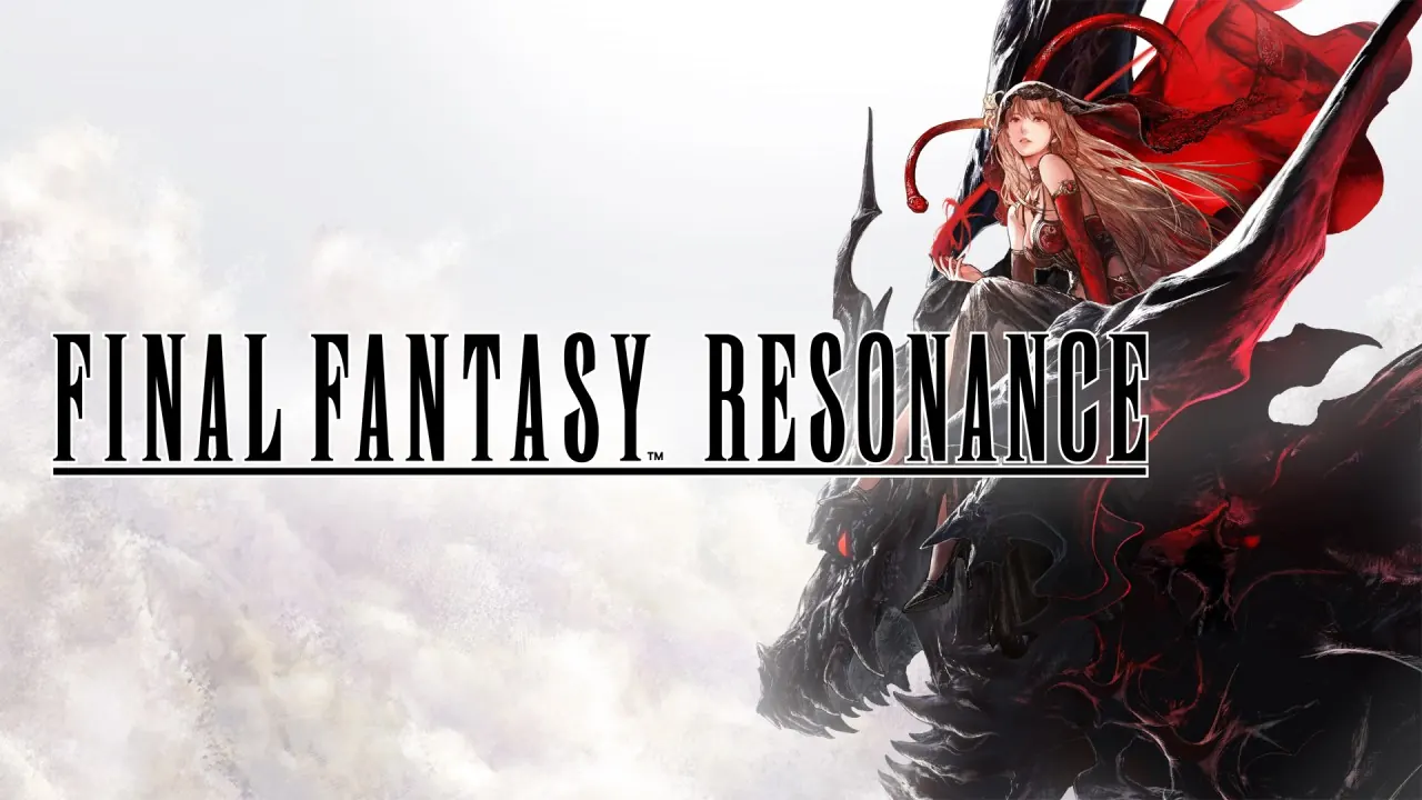 Final Fantasy Resonance key art, with the game’s logo.