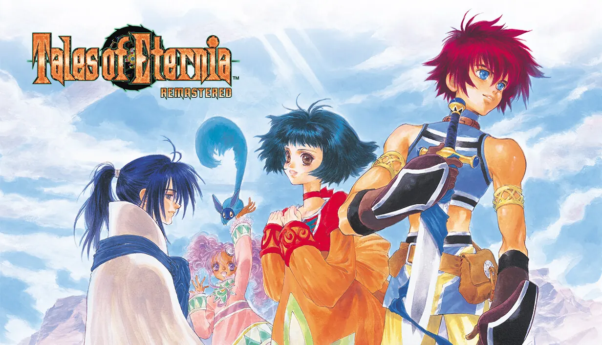 Tales of Eternia Remastered key art, with the game’s logo.
