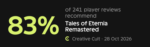 How players received Tales of Eternia Remastered, by Creative Cult
