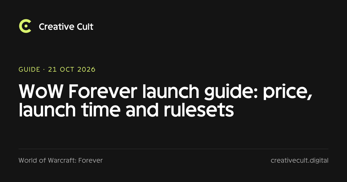 WoW Forever: is it free, launch time, PvP or Normal?